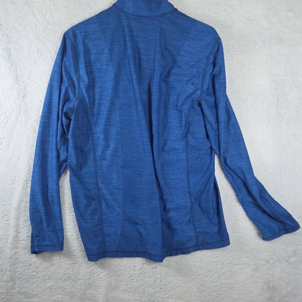 Tommy Bahama Men's Delray IslandZone 1/4 Zip Performance Sweatshirt‎ Blue Medium - Picture 6 of 7
